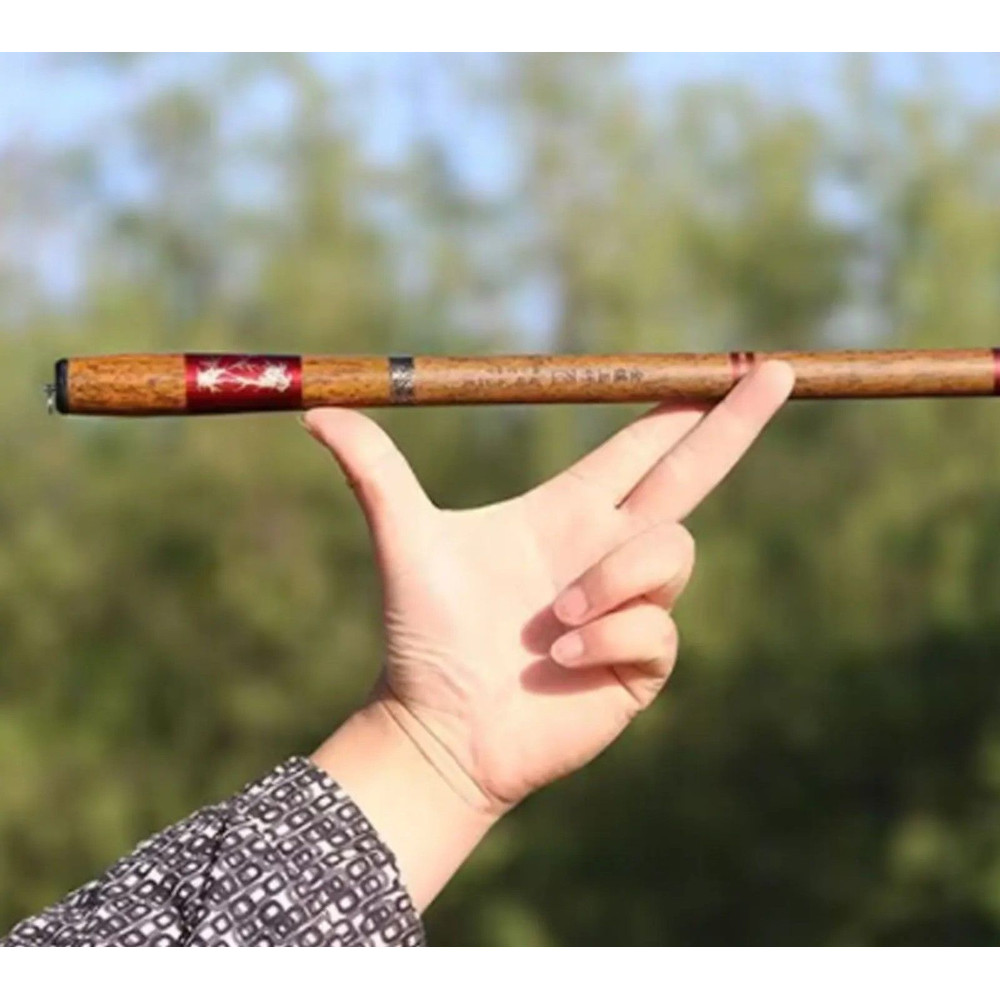 Ultra Light Portable Carbon Pocket Fishing Rod Adjustable Short Section Hand Rod 2