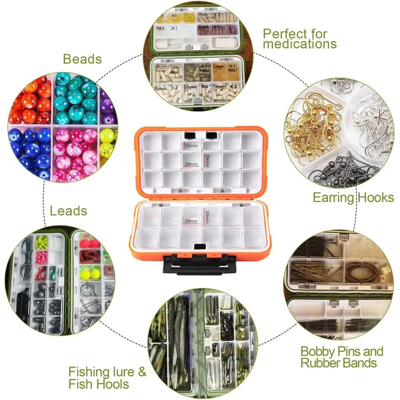 Fishing Accessories Storage Box Road Auxiliary Bait Hook Tools Organizer 4