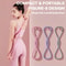 Elastic Resistance Band Figure Eight Strap For Yoga Pilates And Body Shaping 3