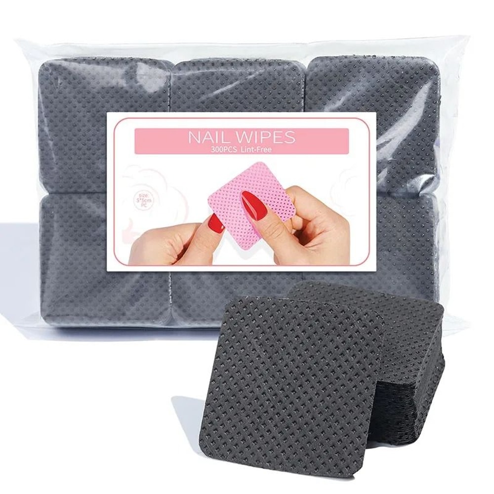 Lint Free Nail Wipes Pack For Polish Removal Manicure Cleaning And Gel Prep 8