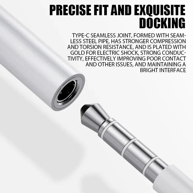 USB Type C To Audio Jack Adapter For Headphones And Earphones 2