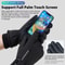 Mens Winter Waterproof Cycling Gloves Windproof Fleece Touch Screen Warm Full Finger 5