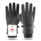 Mens Winter Waterproof Cycling Gloves Windproof Fleece Touch Screen Warm Full Finger 6