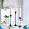 Vintage Metal And Aluminum Candle Holder Set Of 3 For Home Wedding And Hotel Decor 2