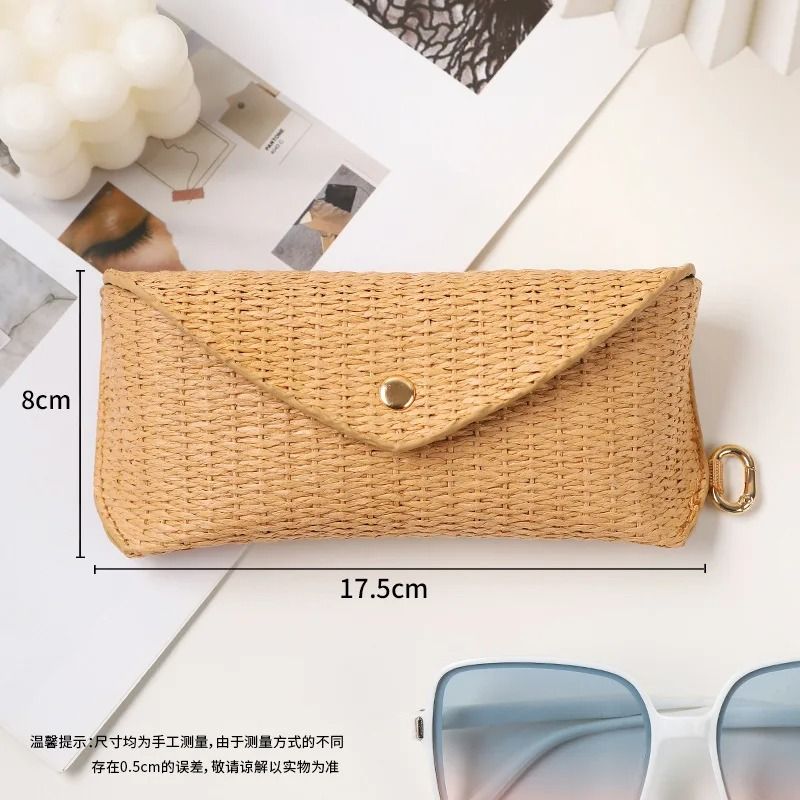 Portable Grasslike Mesh Glasses Storage Box PressResistant Sunglasses Case 5