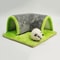 Warm Guinea Pig Tunnel Bed Soft Fleece Hideout Tube For Small Pets 1