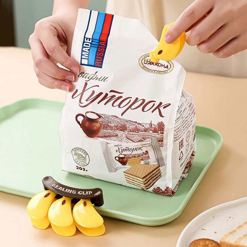 Plastic Magnetic Food Bag Clip For Fresh Keeping And Kitchen Storage 1