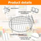Stainless Steel Rack Tray And Steaming Racks Set For Air Fryer Oven And BBQ Grill 2