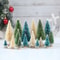 Mini Sisal Bottle Brush Christmas Tree Tabletop Ornament 1
