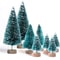 Mini Sisal Bottle Brush Christmas Tree Tabletop Ornament 2