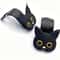 Adorable 3D Cartoon Cat Car Seat Headrest Hooks Two Pack 1