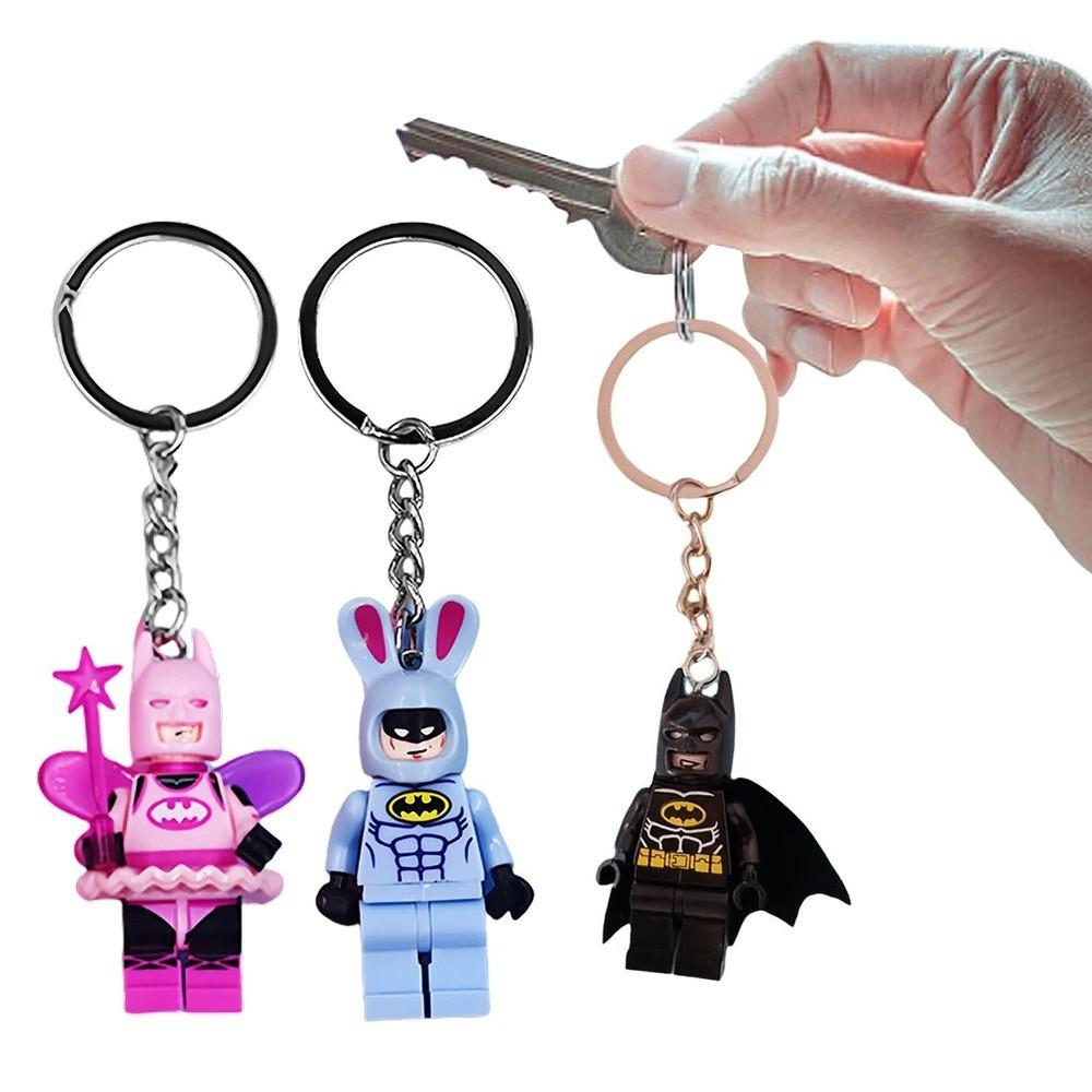Cartoon Anime Mini Figure Keychain Trendy Bag Charm Accessory 0