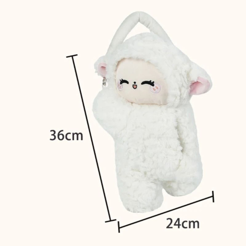 Universal Car Tissue Holder Plush Doll Hanging Paper Case 5