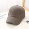 Soft Plush Lamb Wool Baseball Cap For Women 10