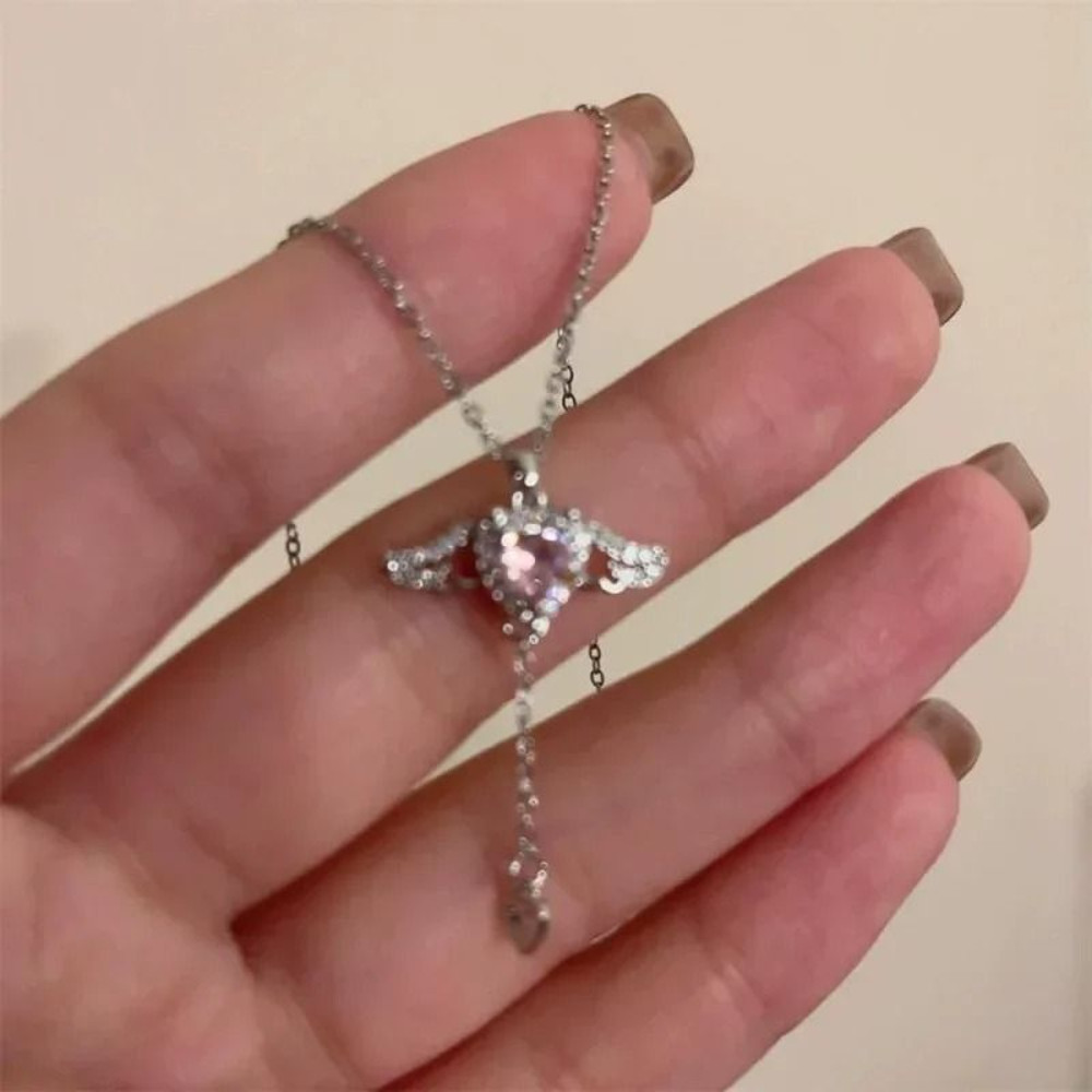 Luxury Designer Star Saturn Pendant Necklace For Women Stainless Steel Chain 9