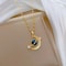 Luxury Designer Star Saturn Pendant Necklace For Women Stainless Steel Chain 1