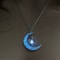 Luxury Designer Star Saturn Pendant Necklace For Women Stainless Steel Chain 18