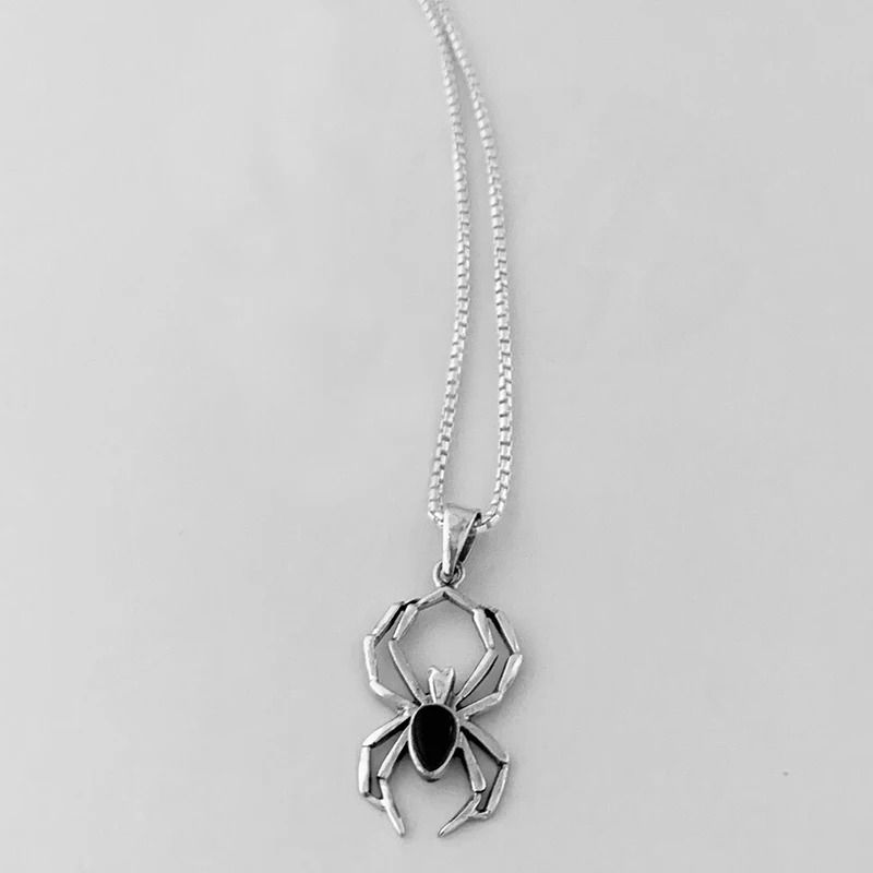 Spider Pendant Necklace With Stainless Steel Chain 2