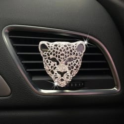 diamond leopard vent clip car aromatic diffuser and air purifier