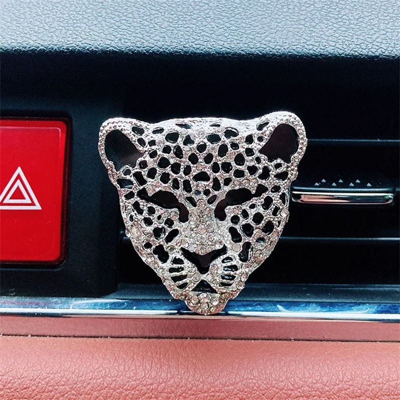 Diamond Leopard Vent Clip Car Aromatic Diffuser And Air Purifier 4