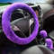 Plush Super Thick Steering Wheel Handbrake And Gearshift Cover Set 3