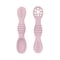 Food Grade Silicone Baby Spoon And Fork Training Set 11