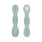 Food Grade Silicone Baby Spoon And Fork Training Set 7