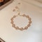 Elegant Simulated Baroque Pearl Bracelet For Women 6