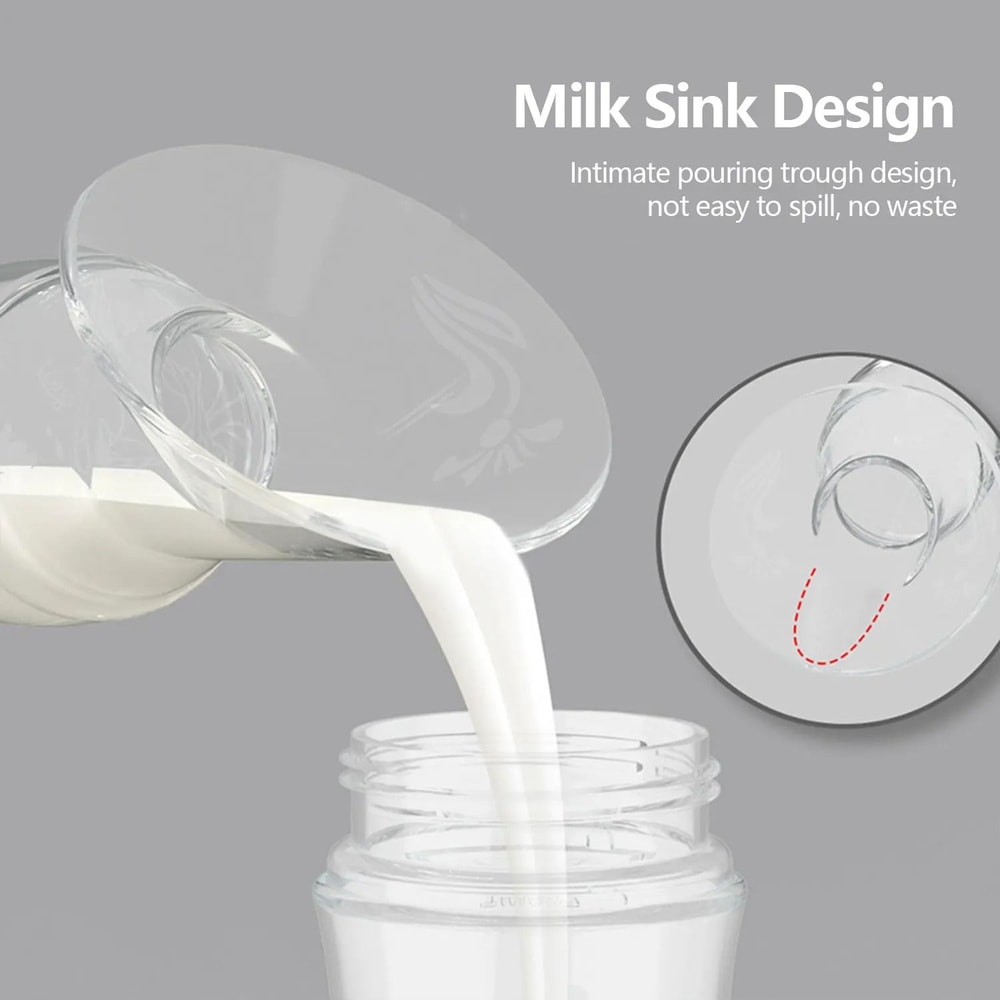 Portable Silicone Hand Breast Pump With Dust Cap 5