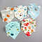 5 Piece Pure Cotton Triangle Scarf Bib Set 18