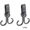 2 Piece PU Leather Stroller Hook Set With 360 Degree Rotation 5