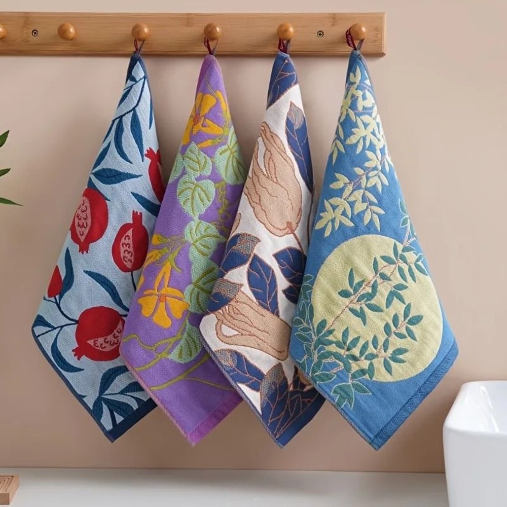 Large Pure Cotton Four Layer Kitchen Towel 34 X 40 Cm 0