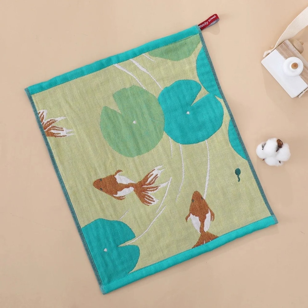 Large Pure Cotton Four Layer Kitchen Towel 34 X 40 Cm 10