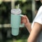 40 Oz Flip Straw Lid Replacement For Tumbler 5