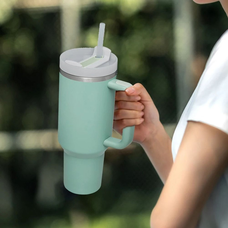 40 Oz Flip Straw Lid Replacement For Tumbler 5