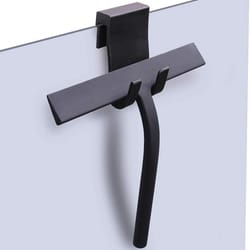 matte black silicone squeegee for shower glass and windows