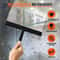Matte Black Silicone Squeegee For Shower Glass And Windows 3