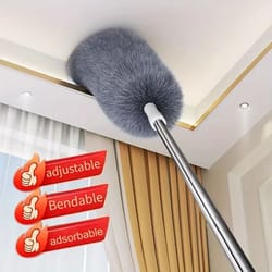 multifunctional retractable duster with bendable head