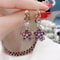Elegant Crystal Leaf Drop Earrings 12