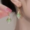 Elegant Crystal Leaf Drop Earrings 13