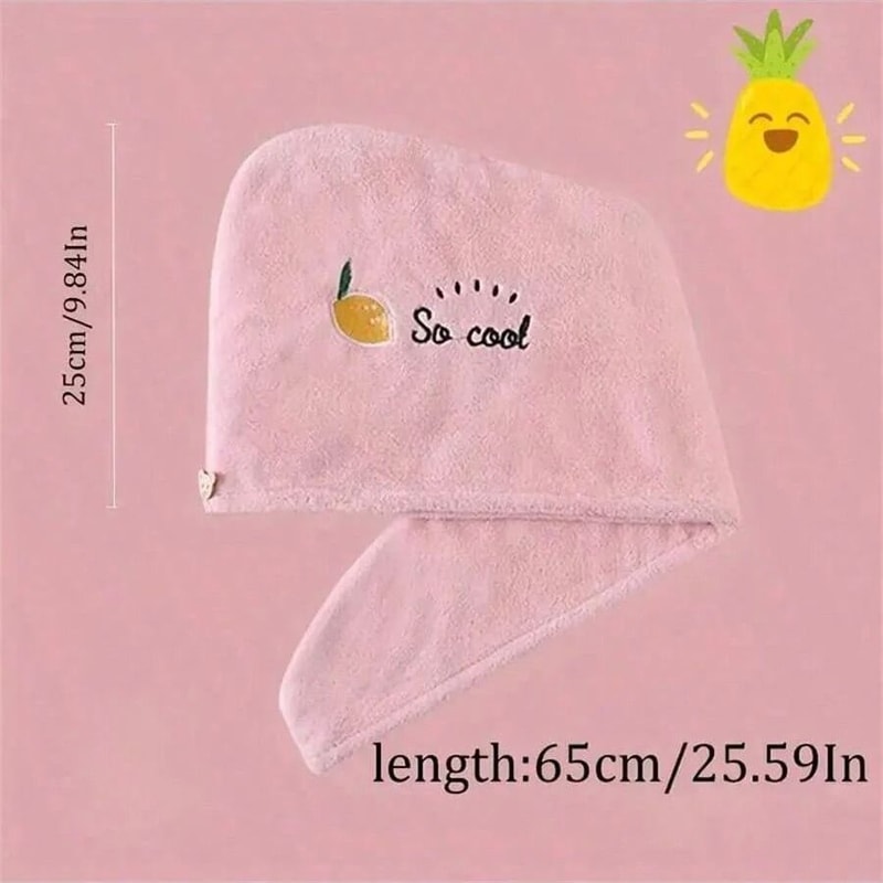 Soft Absorbent Hair Drying Cap 1
