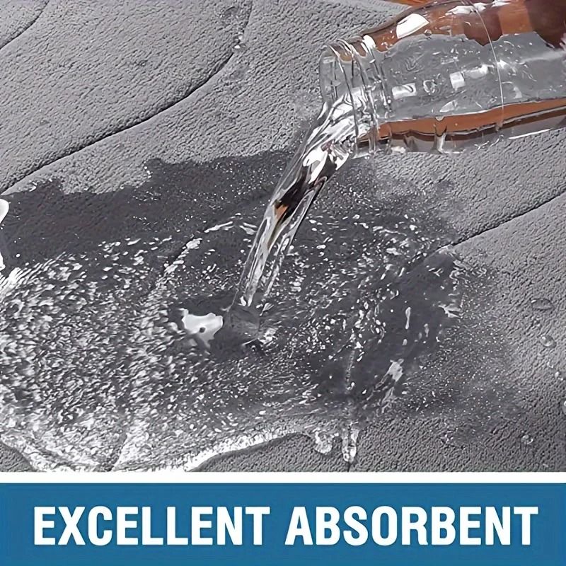 Cozy Absorbent Bathroom Floor Mat 2