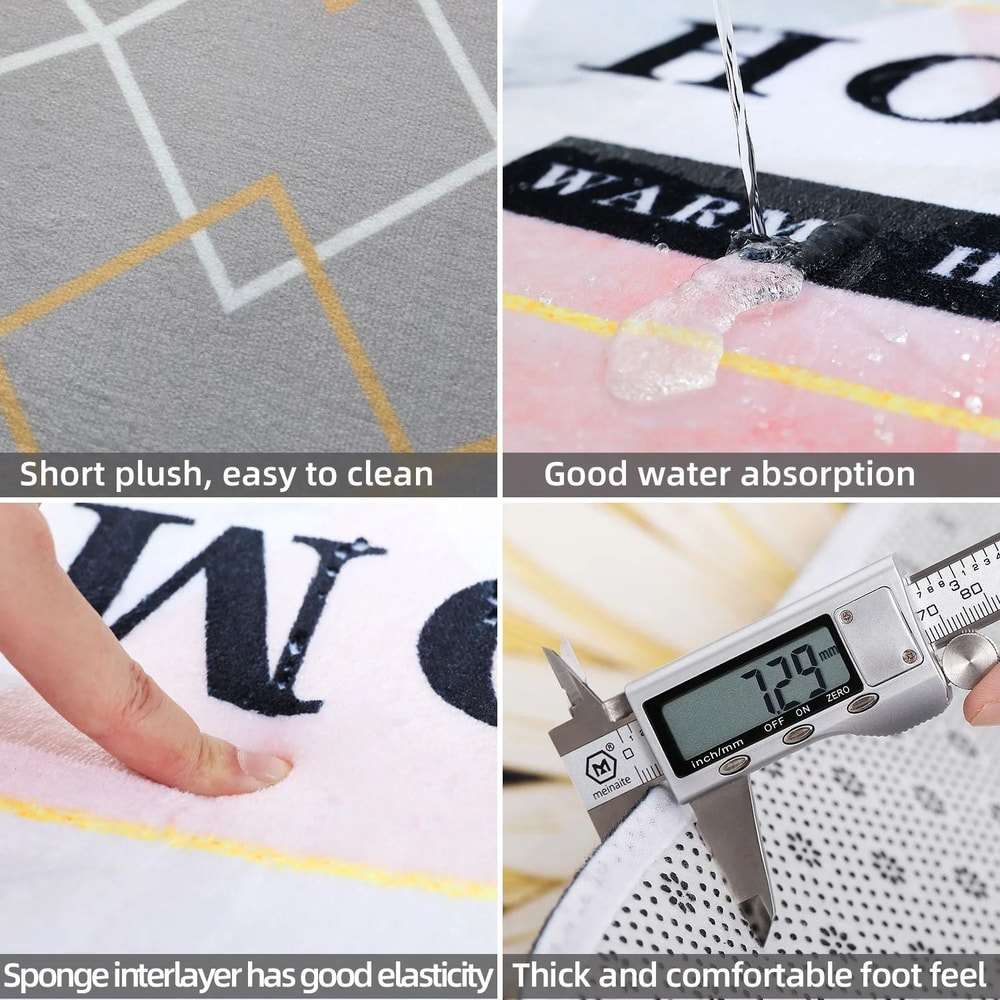 Cozy Floral Welcome Door Mat 3