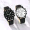 Elegant Leather Couple Watch Set 2