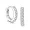Sparkling Crystal Hoop Earrings 0