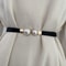 Elegant Pearl Buckle Elastic Waist Belt 0