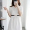 Elegant Pearl Buckle Elastic Waist Belt 2