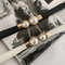 Elegant Pearl Buckle Elastic Waist Belt 4
