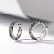 Trendy Colorful Hoop Earrings Set 5