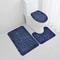 Stone Pattern Bathroom Mat Set 0